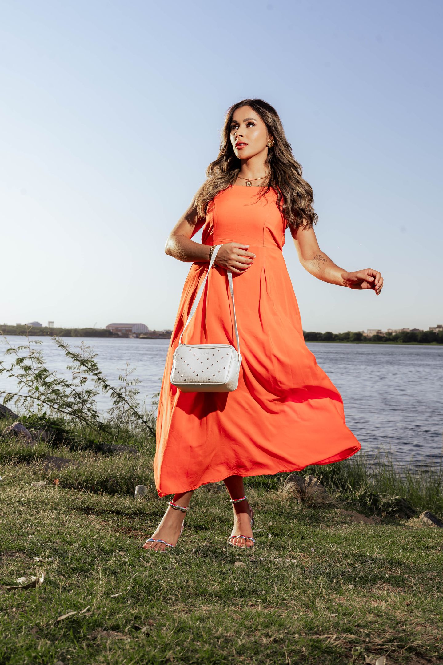 Vestido Longo Estampado